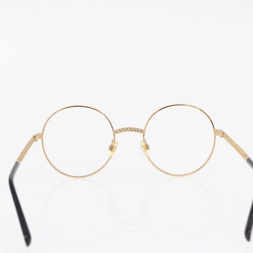 CHANEL Sunglasses frames metal Gold CC Auth 153002 - Picture 2 of 14